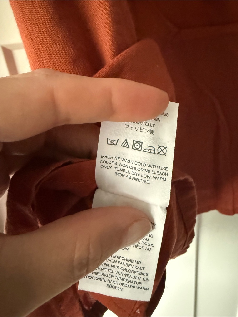 Madewell Palisade Button-Front Midi Skirt in Rusty Torch - Picture 7 of 7